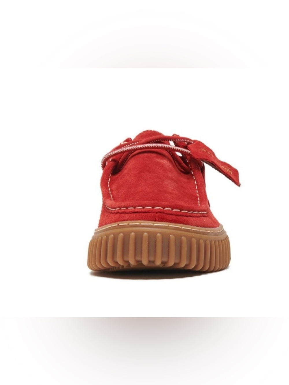 NWOB Clark’s 200 Aniversary Edition Red Suede Men's Casual Creeper Shoes Size 10 - Picture 3 of 16